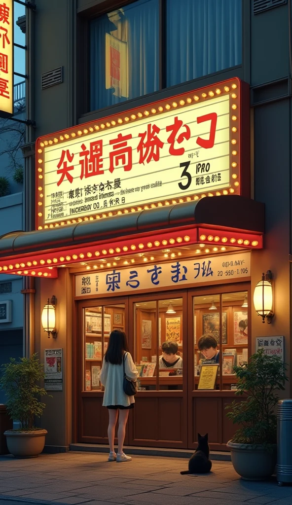 Character sitting at bar in dark room, 坐at a bar里, 坐at a bar里, Screenshot of the 2012 animation, TV animation stills, screenshot from the anime film, in the anime film, Still from anime, Medium shot of two characters, at a bar, anime movie screenshot, Today’s recommended anime is still