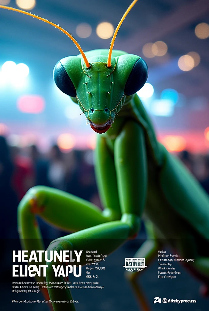 I want a flyer for advertising Mantis event safety 