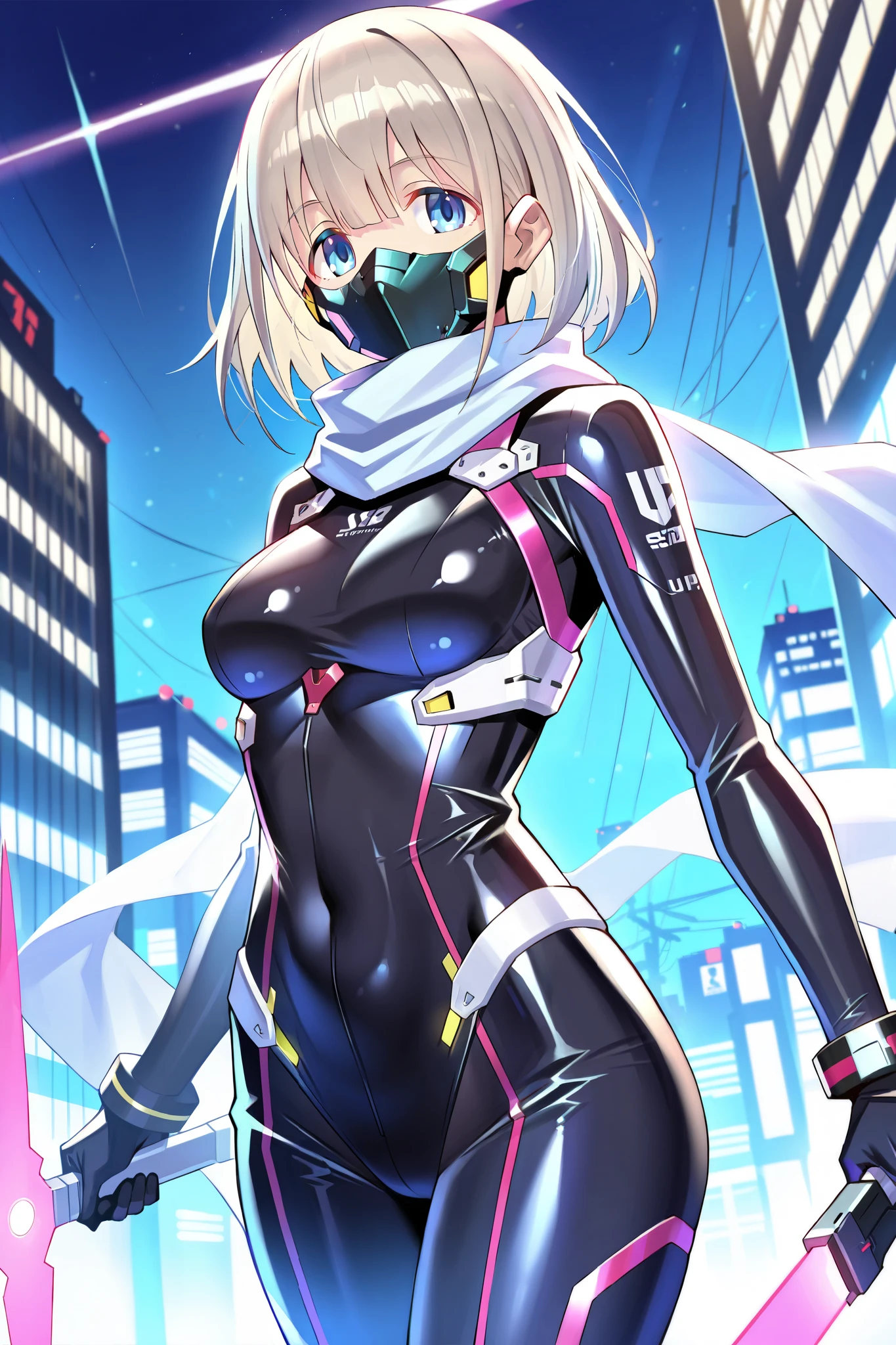 1girl, nadador, (beautiful face),(blonde hair),
(medium breasts),Cabelos lisos, rabo de cavalo cabelo longo, cabelos internos coloridos, neon light_Rosa_olho, olhos intrincados,belos olhos detalhados,symmetric eyes, pernas molhadas,(abdome inferior da aranha, cintura estreita, quadril largo, corpo atletico, pernas finas, coxas finas, Corpo Perfeito, (Rosto detalhado),
fofo,Sacanagem,sedutor,Erotic,NSFW,
Zettai Ryouiki, (one-piece swimsuit), magenta, Magenta Armor Swimsuit, roupas molhadas, roupa intrincada, roupas intrincadas,
(dynamic pose:1.0),Embarrassed,Centrado,scale to fit dimensions,rule of thirds,
Cyberpunk city by the sea at night, with bright neon signs and dark stormy clouds and puddles, scenecy:1.25,
Artistic photography,,alta resolução, foco nítido, ultra detalhado, extremamente detalhado, Arte Fotorrealista, CG extremamente detalhado, fundo synthwave,cores vibrantes,fundo intrincado,master part,best quality, 4k, tiro de corpo inteiro