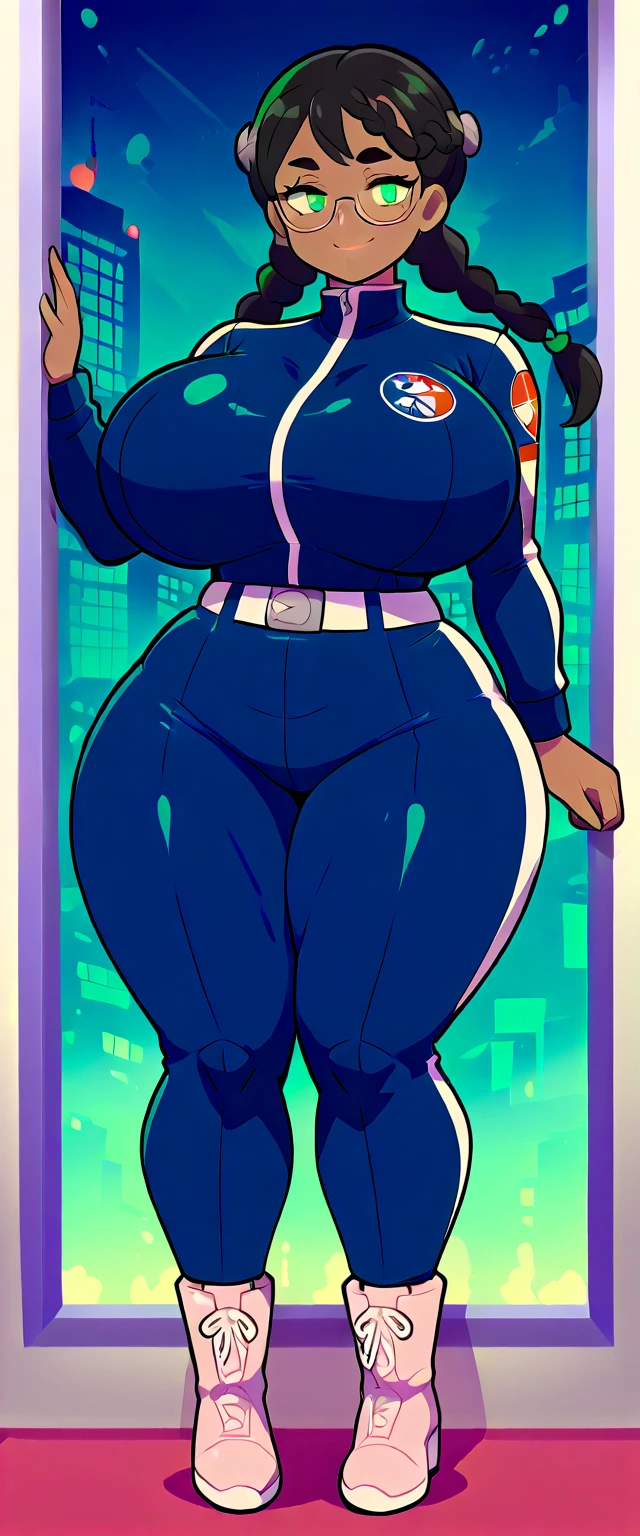(best quality, 4k, 8k, highres, masterpiece:1.2), ultra-detailed, (realistic, photorealistic, photo-realistic:1.37), female police officer, woman placing hand on face, blue eyes, beautiful woman, outdoors, extremely large breasts, contrapposto pose