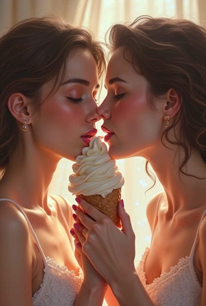 Betty Page woman licking [coarse  and ice cream cone: soft serving ice cream], tongue sticking out, [giving : licking ice cream], [holding  and holding ice cream cone: holding soft ice cream in hand], [ice cream : soft ice cream], (tilt view, side view, side view: 1), (waiting tongue: 0.4), (ALATSuckFace: 0.3), [giving  and licking soft serving ice cream: licking soft serving ice cream], realistic tongue, three scoops soft serve, high ice cream, Close Up, POV, Messy Ice Cream, Multiscoop Ice Cream, (LOP:0.5), (Waffle Cone:1.0), Collar, Sexy Tongue, 1girl, (Koh_SashaGrey:0.6)