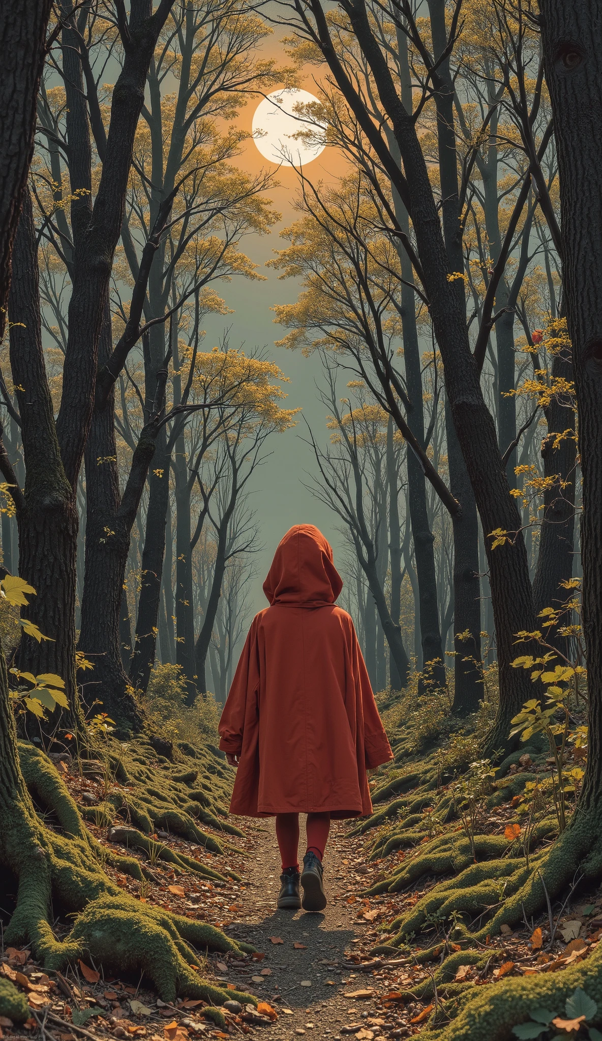 taken from below、There is a picture of Little Red Riding Hood, Inspired by Katsuhiro Otomo , otomo katsuhiro style, by Otomo Katsuhiro, Katsuhiro Otomo style, Artist: Otomo Katsuhiro, Dynamic Guidance Art, Dynamic Guidance Artwork, Otomo Katsuhiro、