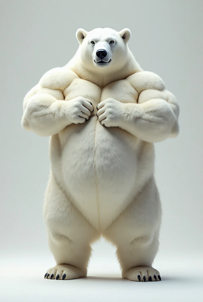 chubby dad male polar bear blue eyes white fur , levitating t pose,  no clothes , white briefs , watch , spread legs ,living room, sunlight,high quality , kemono , detailed eyes, crest hairs , feet with white socks, zoom out
