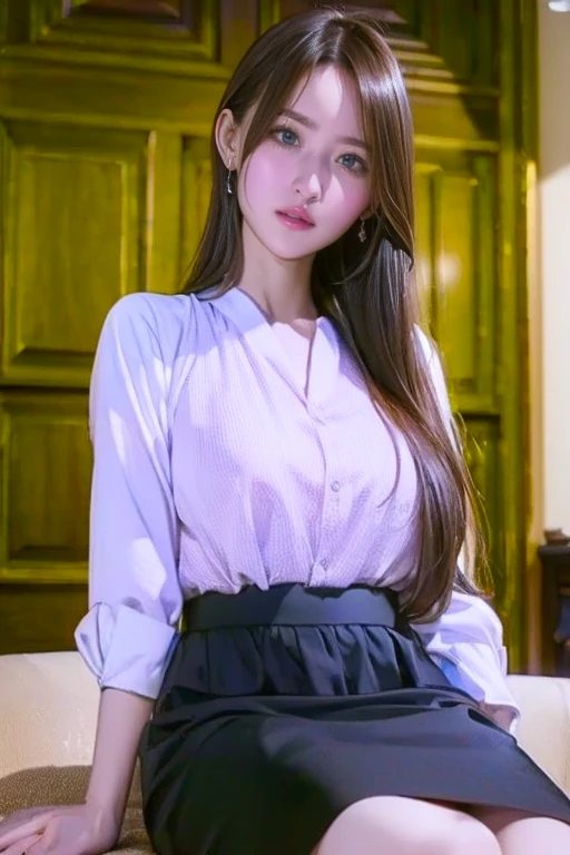 underboob wearing high , underboob school gang potrait medium shoot foto, A young tall sexy body korea female , wearing small crop collared shirt with grey tie and pencil grey skirt,with sneakers, indoor background clasroom. and 3girls crew,medium shoot photo,huge breast, white skin. hug each other,big breast, white skin.perfect white teeth.. hug each other