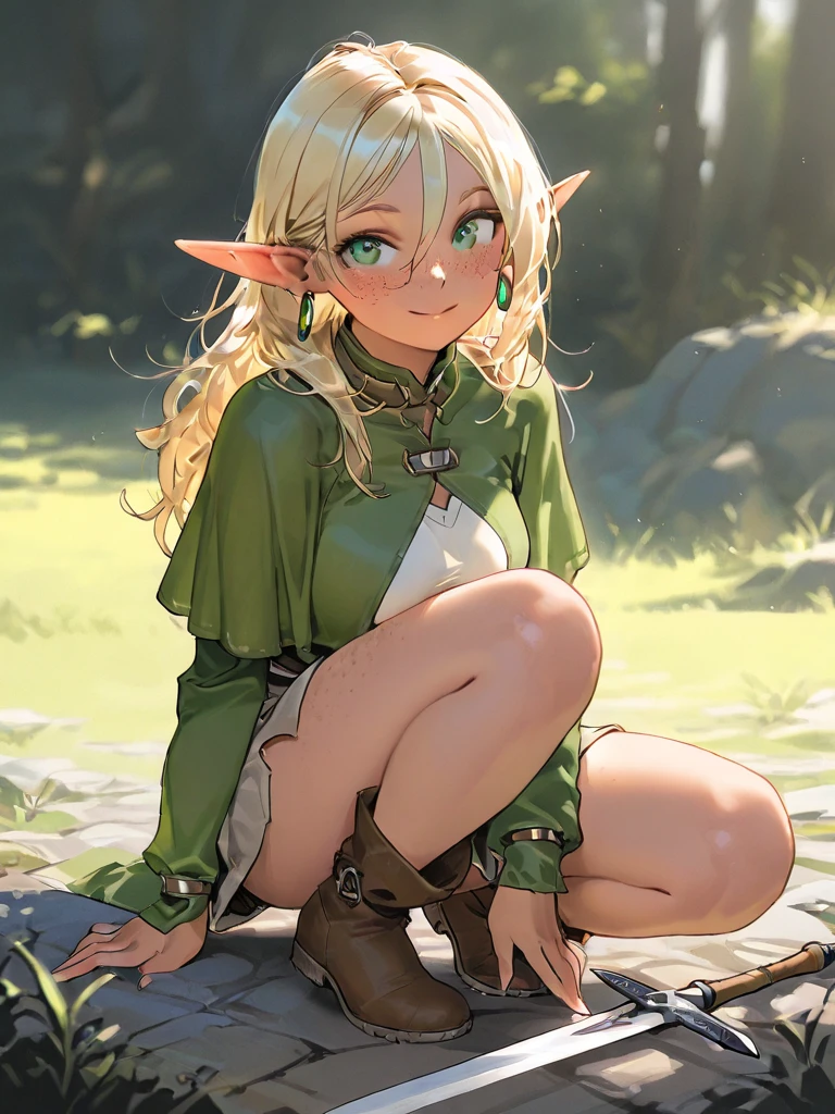 ((masterpiece,Highest quality;1.3,best illustration,realistic)), 3 elf girls, 25 years old, blushing, mouths open in arousal, (incontinence, peeing:1.4) pee stains, wet panties, show your panties, ensemble in the forest, campfire.