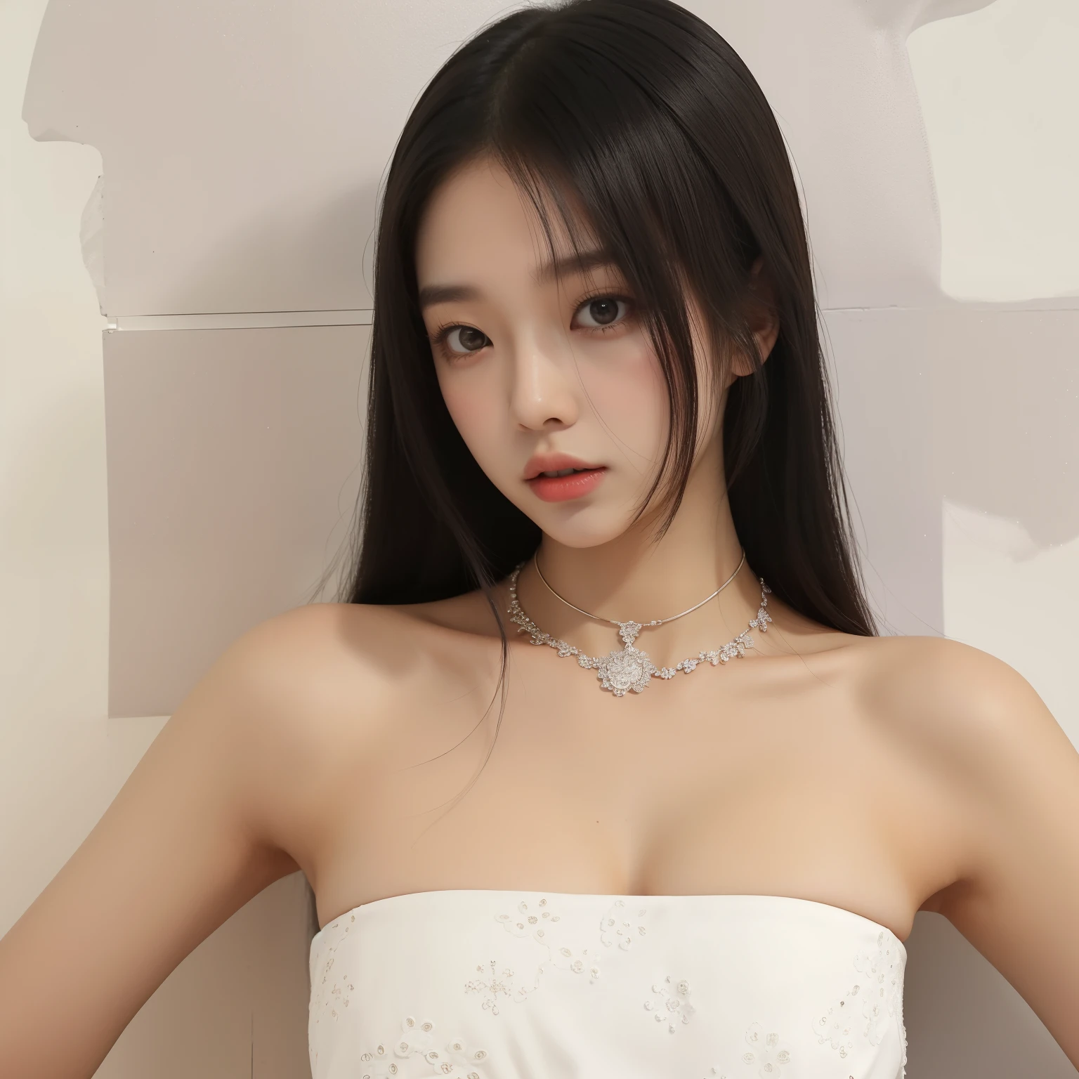 Asian woman Araffe in a white dress posing for a photo, jennie rosa negro, jossi de blackpink, parque roseanne de blackpink, Jinyoung Shin, portrait of jossi de blackpink, jaeyeon nam, heonhwa choe, jisoo de blackpink, wearing gargantilla, Jisoo de Blackpink, TaeJune Kim, hermosa joven coreana, gongbi, gargantilla