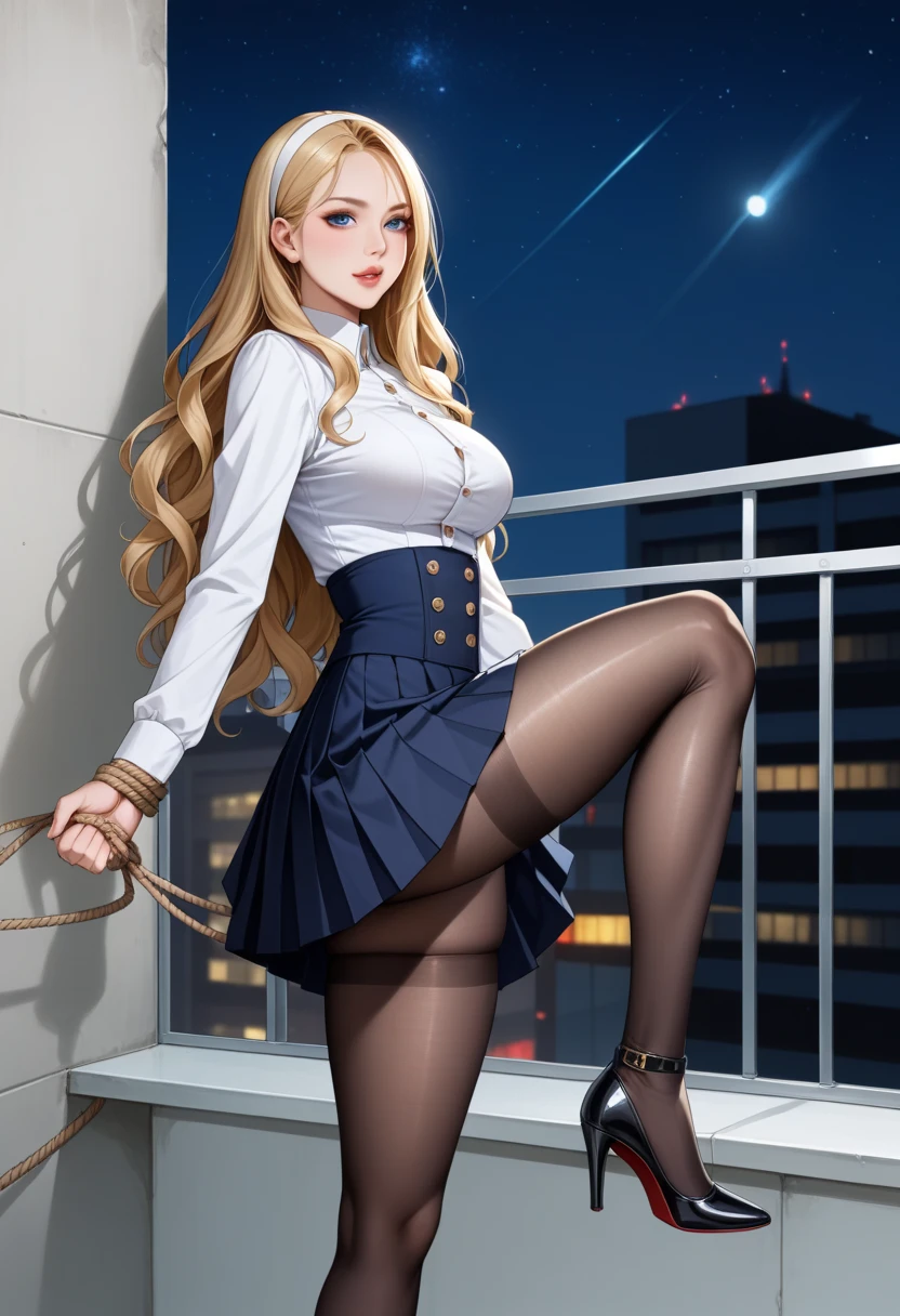 School girl black canary