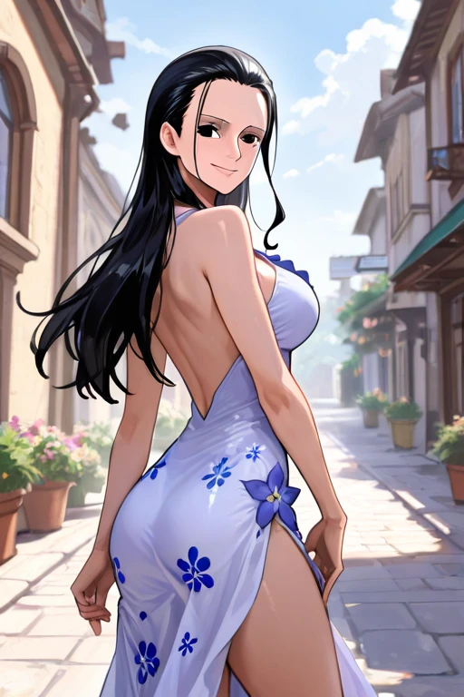 source_anime,score_9,score_8_up, score_7_up, 1girl,solo,outdoors,one piece, mature woman, boa hancock, long hair, very long hair, black hair, shinny hair, cheongsam, cleavage, collarbone,bare shoulders, armpit, standing, gym, indoors