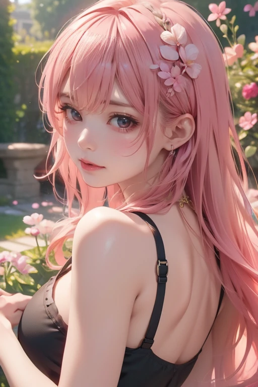 (logo、masterpiece、8k、table top、RAW photo、wonderful、最high quality、Photorealistic and hvery detailed CG integrated 8k wallpaper、high quality、very detailed、Narrative poem、particle effects、dynamic effects、written boundary depth、cinematic light、Lens flare、ray tracing)、fantasy、 (1 beautiful woman、light pink hair、beautiful face、real face、beautiful detailed eyes、beautiful skin、woman dancing gracefully:1.7、woman dancing gracefully:1.7)、Hair flutters in Wind、hair bouncey hair dances in the wind、hair jump、halter neck、leather pants、leather jacket、silver earrings、night、Wind、darkness、snow and hoarfrost、very cold winter day、snow-capped mountainや森、hoarfrost、snow-capped mountain々、The beauty and brilliance of frost-covered trees、Serenity and beauty meadow of ice and snow world、vast land、Lakeside、wonderful scenery、Beautiful natural wind scenery、night sky、Wind、cherry blossoms、cherry blossomsの花びらが舞っている、SakuraFubuki、falling petals