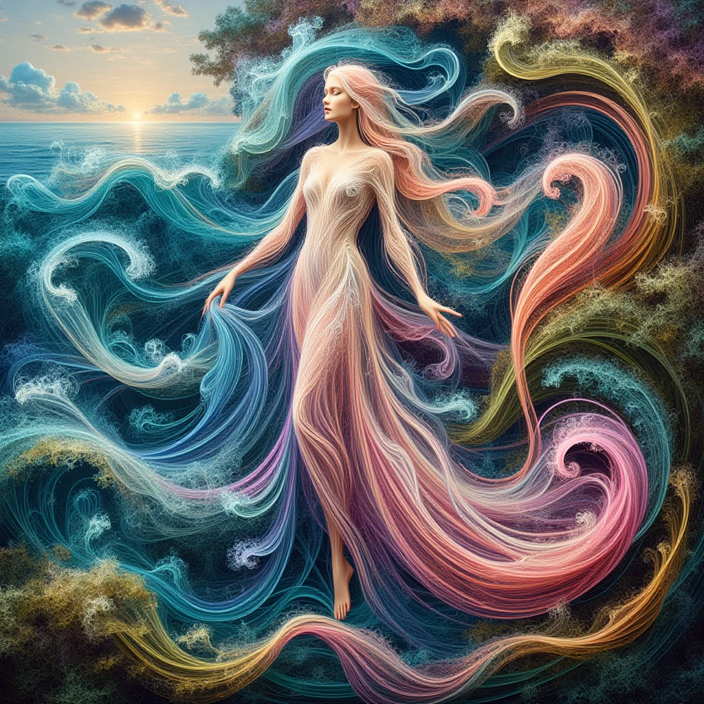 There is a fox-headed woman sitting on a rock,skelleton,Flowing cloud,Cloud,the trees,fresh flowers,(nice hand),(Good feet),(good legs),realisticlying,white skinned,((Correct body structure)),White clothing,decorated in white,baiyun,Blue sky,Head background with round light,Behind him is a colorful rainbow circle,Color glow is turned on,Front lighting,Positive light,No shadows on the face,There are no shadows on the body,Blue sky,Unreal space,ethereal world,dreamworld,with blue sky and white clouds,tmasterpiece,4K,ultra-definition,professional photoshooting,