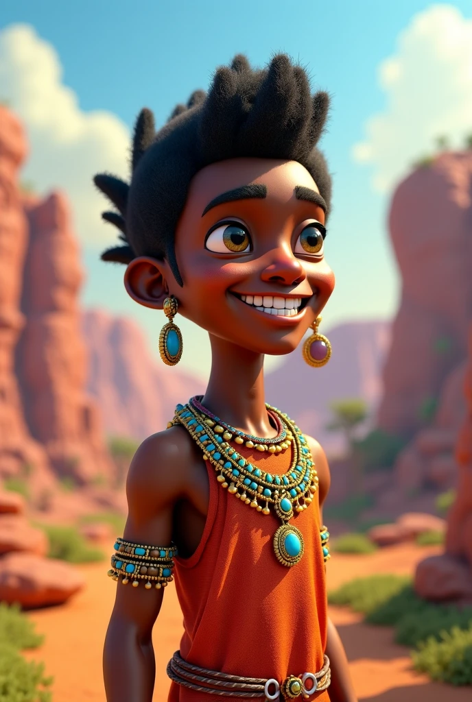 (masterpiece),(best quality),(ultra-detailed), (full body:1.2), black man, male, short hair, age, typical african clothing, black clothes, prince, light smile, turban, African, cover in back, :3, afro clothes, blurry, black hair, brown hair, flower, background abstract, sunset (beautiful detailed face), (beautiful detailed eyes), flower, outdoors