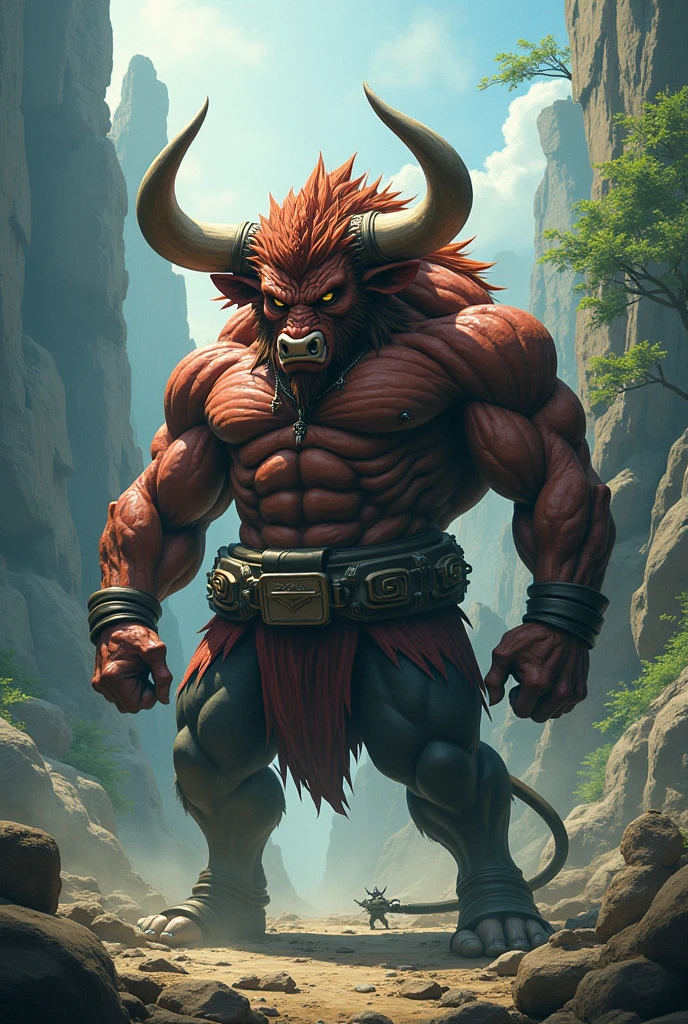 solo, breath (ultra detailed), a beautiful and detailed full size portrait of a male anthro batzz, demon lord dragon batzz, dragon tail, green eyes, glowing eyes, black body, black skin, long hair, red hair, horns, scar, tail, bedroom eyes, detailed eyes, big body, y body, (wide body). goddess, kenket, Ross Tran,ruan jia, trending on artstation,foxovh, cenematic lighting, front view, buff, big pecs, muscular anthro, spike arms, strong legs, ((big pecs, nipig pecs, blue shorts, bulge))), day, wet, front view, walking, arms behind head, seductive, ruins, sweating, open mouth,penis, ang