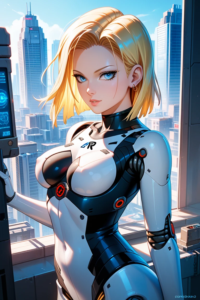 18 yo girl, white spider man suit, short blunt hair, blonde, beautiful face, rain, roof, masterpiece, intricate detail, perfect anatomy, hot woman, big boobs, big ass --auto --s2