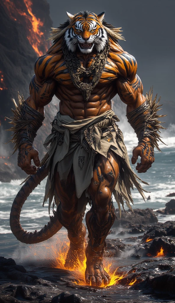 Dragon with abs and nipples