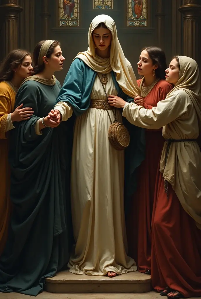 Women of the Bible in prayer