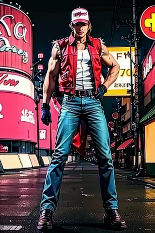 masterpiece, best quality, male focus, jin kazama, muscular man walking to <lora:jin_kazama-000018:0.3>  <lora:Jojowalk:1>