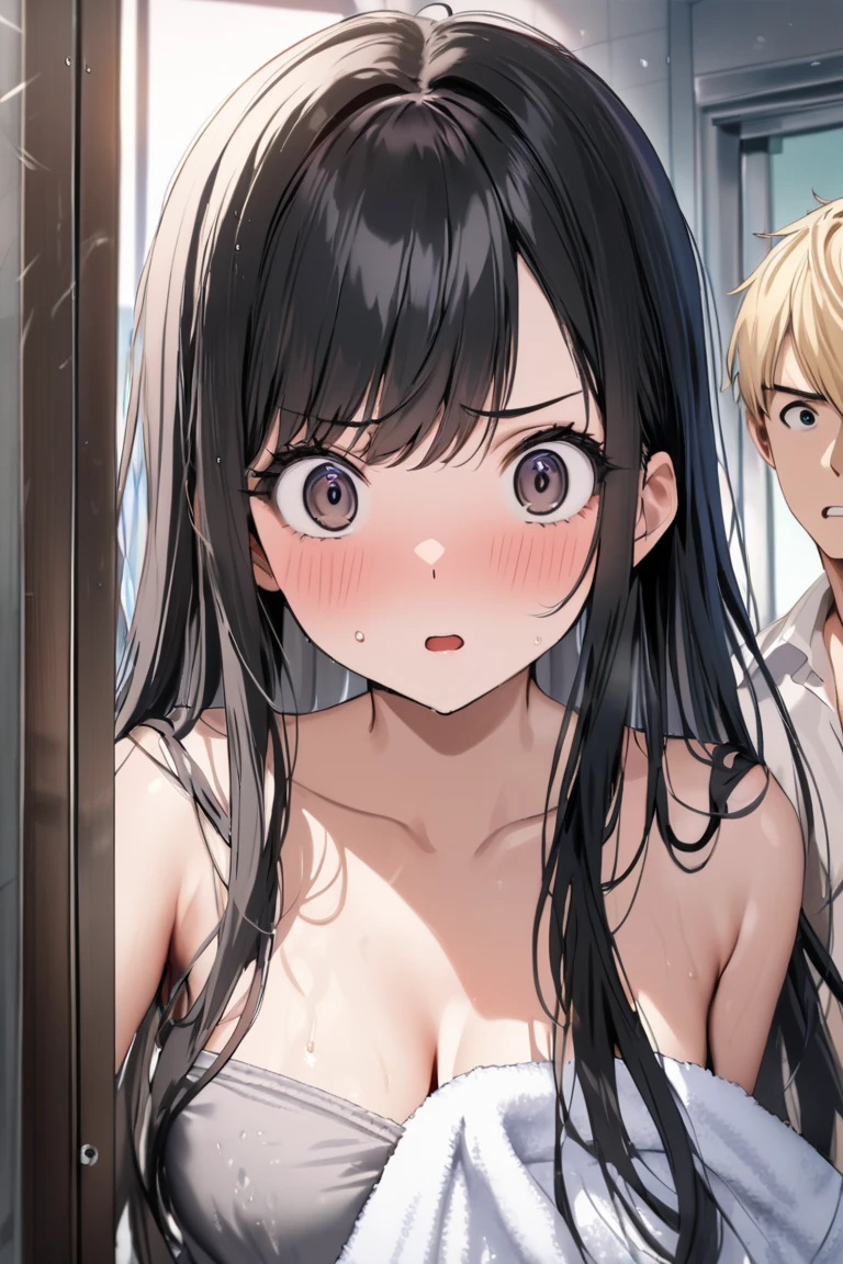 Masterpiece, highest quality, High resolution, hayasaka ai, Blonde Hair, blue eyes, Long Hair、Side Ponytail, whole body, Hair between the eyes, nude,Very delicate body,Flat Chest,multiple views