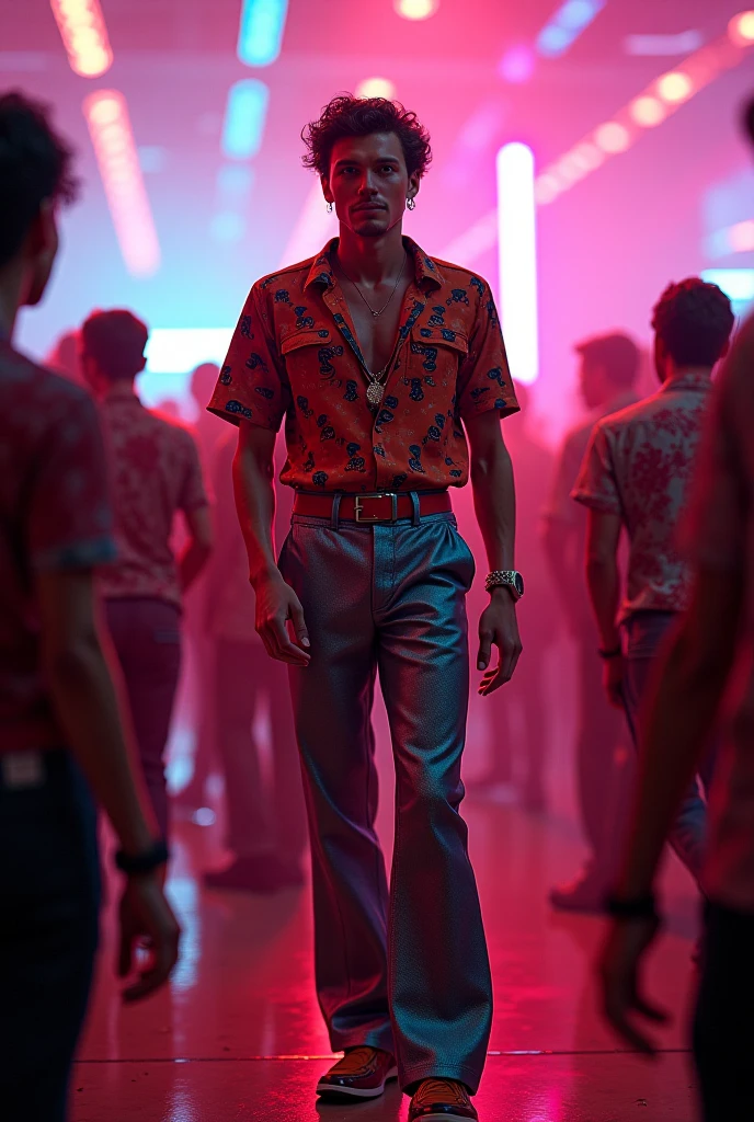 Man at the party, Funk-style clothing - SeaArt AI