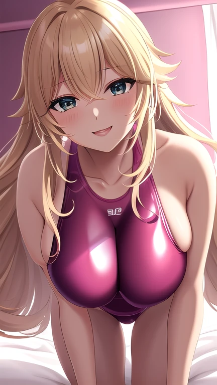nsfw:1.2,prison,blonde,Braid,blue eyes,Big Breasts,blush,Sweat,Untidy face,light purple leotard,Super High Leg Cut,barefoot,Face down,Lying down,Sticking out tongue,saliva,looks happy,tickle,joy,shy,tears,Ahegao:1.5,Overflowing Sex Fluids、((vagina、SEX、1 male))、Penis insertion、Dynamic pose、Roll one's eyes、Nipple protrusions