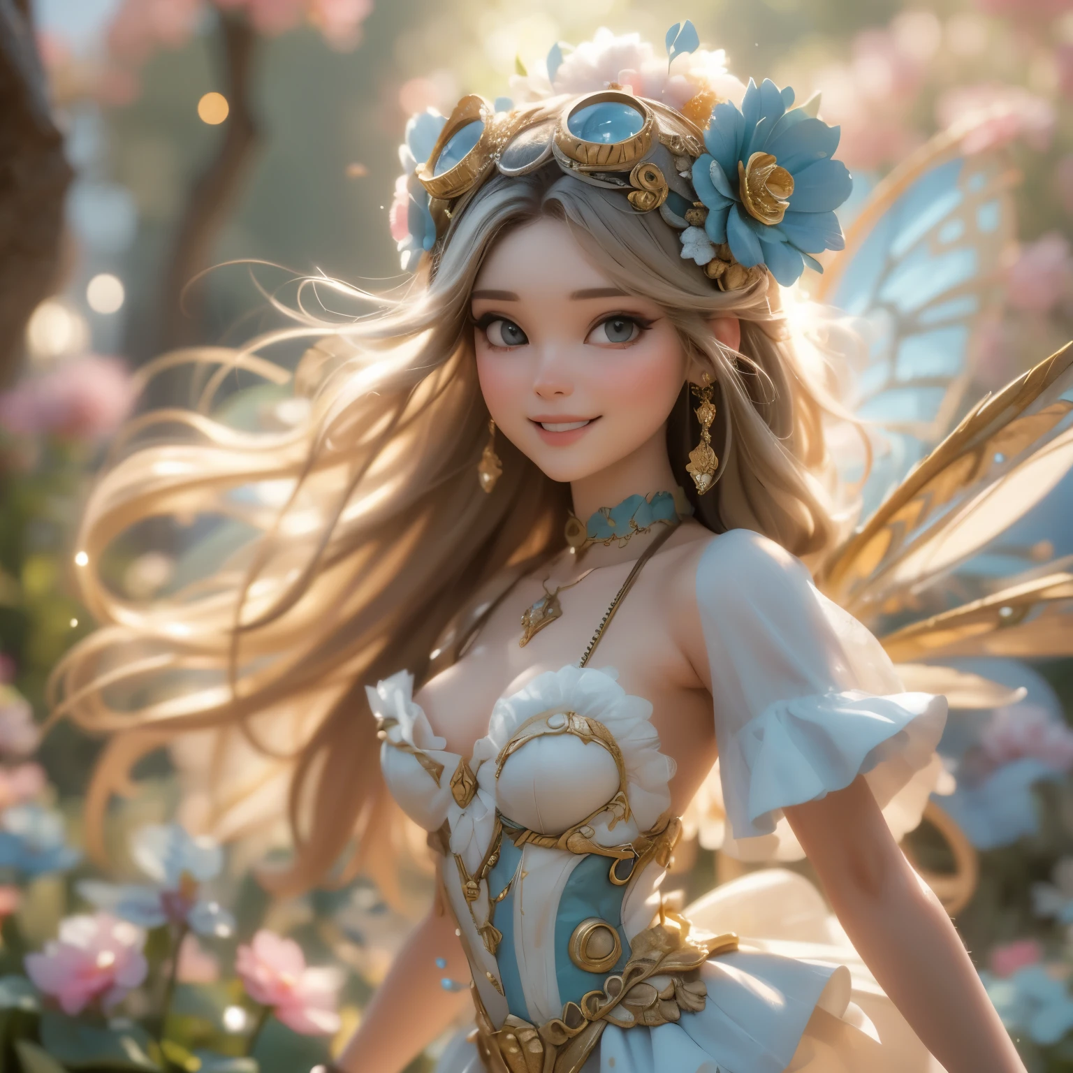 cute smile ,8K High Resolution,Clear glitter, Smile