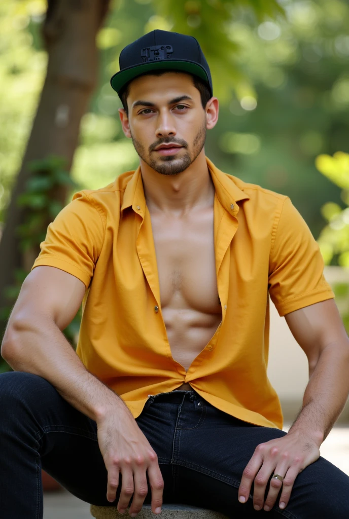 ((best quality)), ((masterpiece)), (detailed), handsome indian boy cot pant