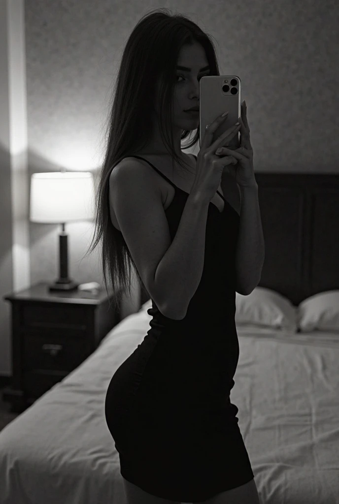 Isolated, it looks like this person is taking a sexy selfie 