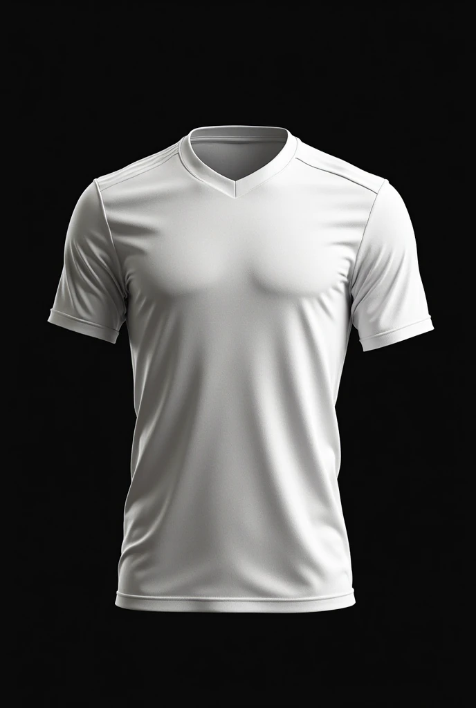 un magnifique maillot de football chrétien , Présentant une couleur blanche dominante, style minimal