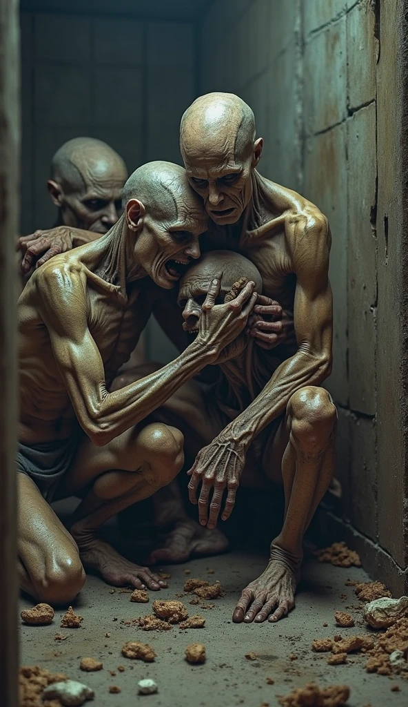((Best quality)), ((masterpiece)): Within a decaying laboratory, a disfigured humanoid experiment breaks free from its restraints, its grotesque mutations reflecting a nightmarish fusion of science gone wrong.
