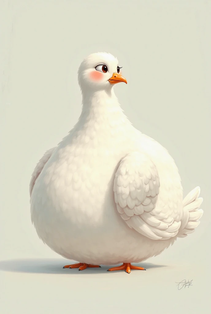 <lora:Lady Kluck:1>, 2d cartoon, cartoon accurate, anatomically correct, masterpiece, best high quality, ultra details, realistic, RAW Photo, perfect anatomy, 4k, 8k, quality lighting, perfect face, detailed hands, detailed eyes, obese, chicken, Lady Kluck, blue maiden dress, blue bonnet on her head, big expressive eyes, (solo:1.3), (thick thighs:1.5), (wide hips:1.6), (big breasts:1.5), (big butt:1.5), (cellulite:1.1), (sweat:1.2), <lora:BGV5EX:1>