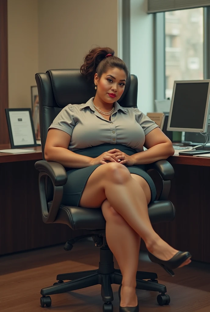 South Indian women, sitting on chair
