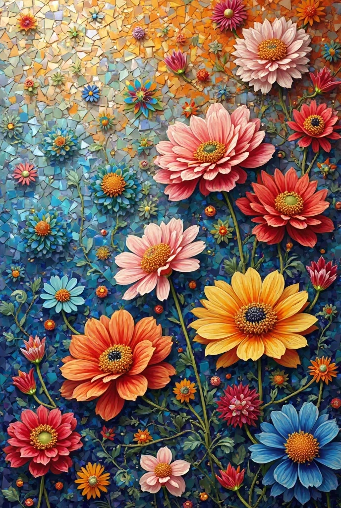 avant-garde blast of rebellious millefleurs

