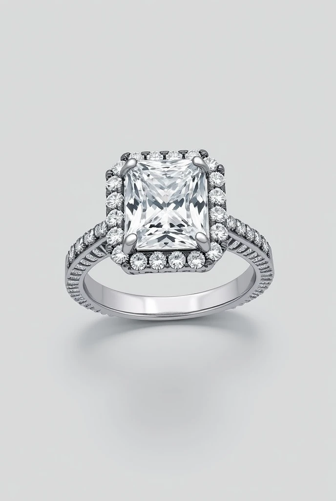 THE ENGAGEMENT RING: A MASTERPIECE
• Design: Custom-designed by Chopard with a 1.5-carat radiant cut diamond set in platinum.
• Band: A delicate diamond-encrusted band that sparkles with every movement, creating a halo effect around the center stone.
• Accents: Intricate vintage-inspired detailing that adds a timeless feel to the modern, radiant diamond.