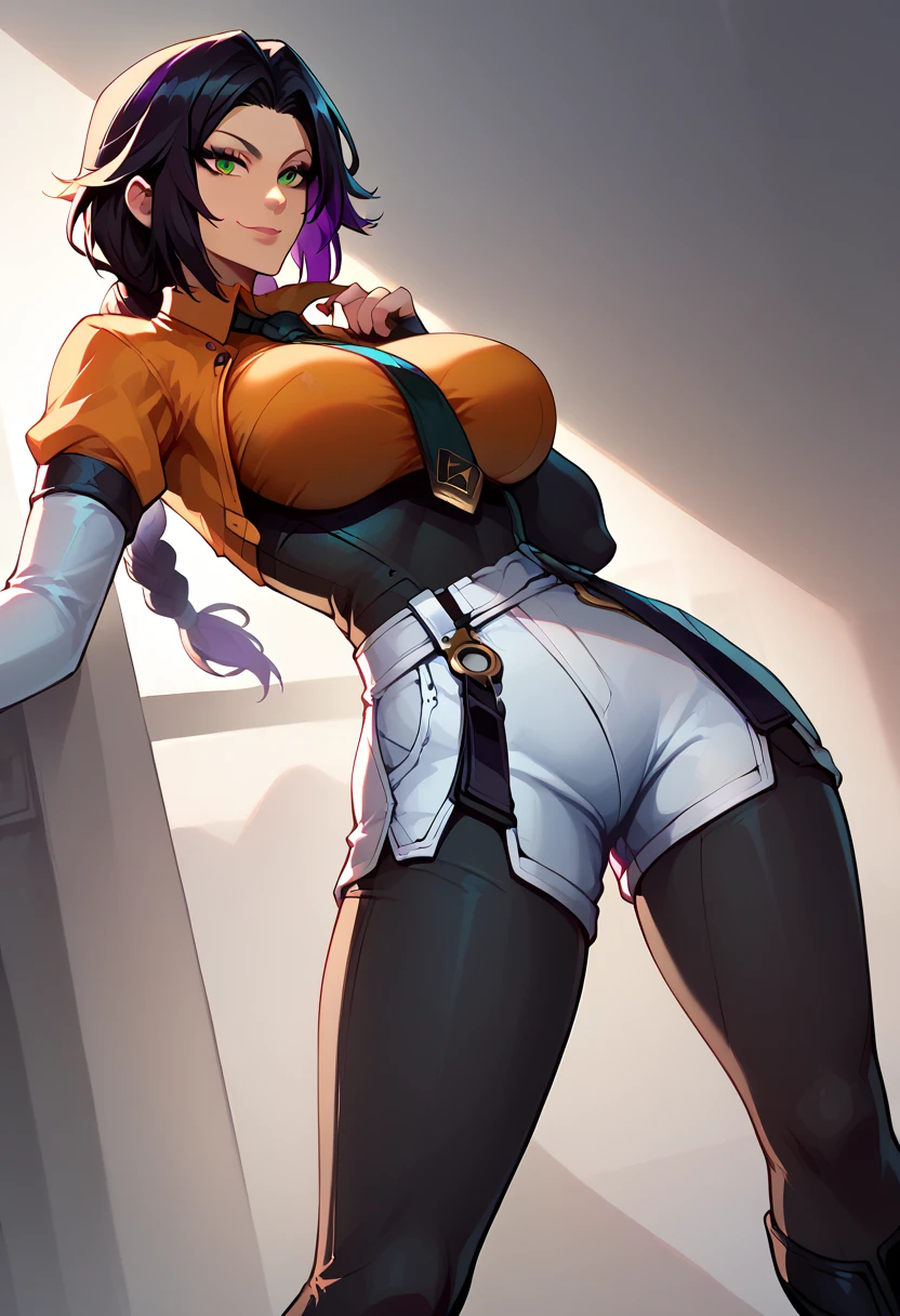 Thicc,((ropa interior,en sujetador y bragas))) Faruzan,Cabello corto, jewely, brazalete, ((escuela, technology room, Plantas en el fondo)),papel tapiz, small  boobs , alta calidad, High resolution,