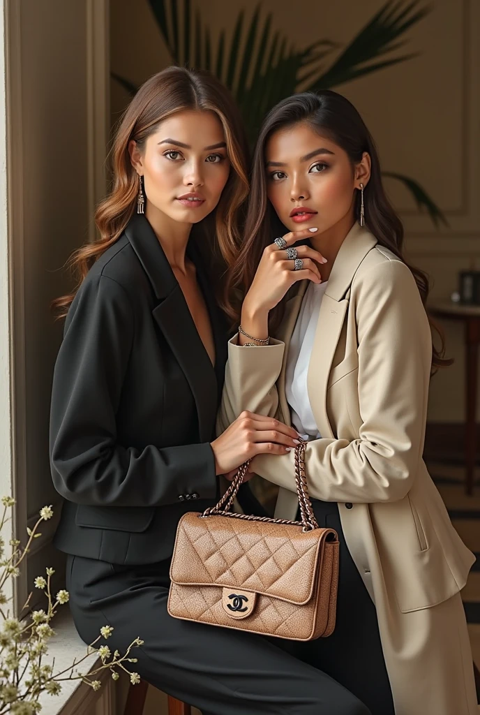 Brand shoe and bag advertising