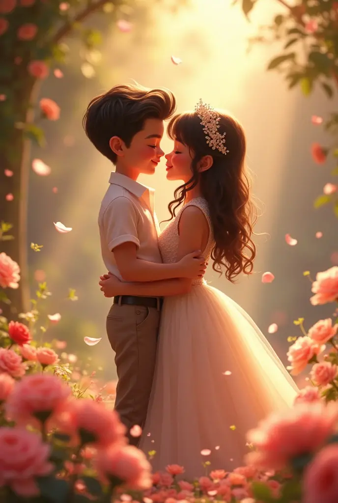 Boy and girl love seen background name plate boy names Arman and Zoya weds