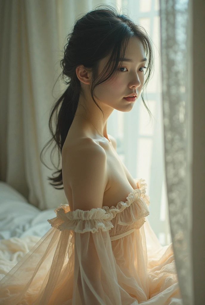 Taking off Lolita clothes,(Ultra-realistic)