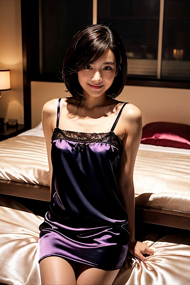 from behind,top-quality),incredible detailed,Natural lighting,cuisine,1girl in,sexy pose,(extra detailed face),over the shoulder view,Purple eyes,side locks,silber hair,Long ponytail,Standing,long shirt,cleanness,medium breasts,Seios Parky,Covered,,(Black and purple lace panties)