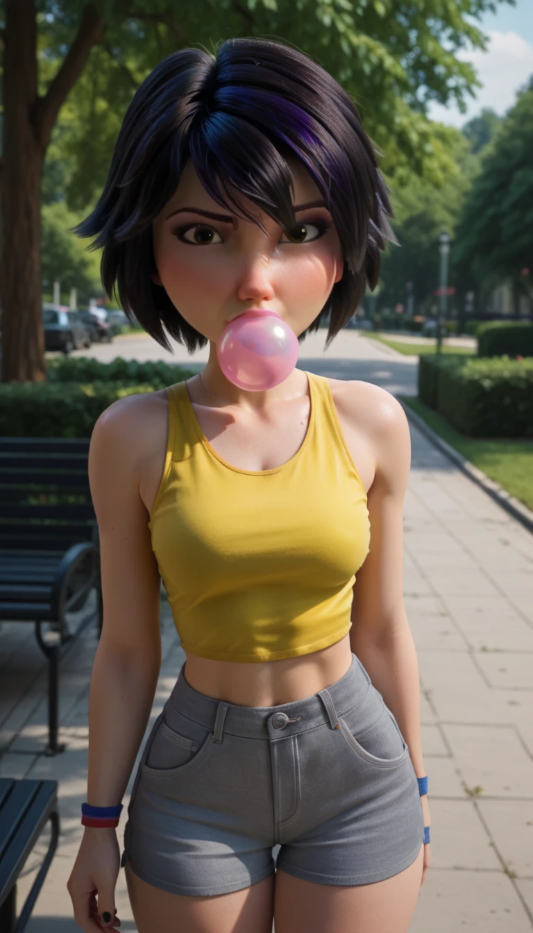 6girls, Many women, beautiful detailed eyes, horrified, scared, screaming, beautiful detailed lips, extremely detailed eyes and face, pink t-shirt, white jeans, standing on a street corner, award winning, intricate details, photorealistic, cinematic lighting, volumetric lighting, depth of field, beautiful face, striking pose, dynamic composition, vivid colors, warm tones, dragon