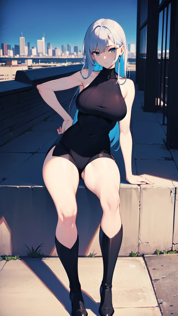 Masterpiece, best quality, 16k resolution, NVIDIA RTX Ray Tracing technology, Create a 4K resolution, ultra-realistic, and extremely detailed artwork, award winning, retina, soft light, sharp focus.(hyper-realistic:1.4), (full body:1.5), (Night, night time:1.4), from above
cyberpunklucy, lucy, short hair, bangs, blue eyes, blue hair, multicolored hair, makeup, (multicolored eyes:1.3), smile, model pose, modeling, squating
BREAK bare hips, bodysuit, leotard, monowire, off shoulder, off-shoulder open clothes, MIDRIFF
BREAK outdoors, city, moon, night, sky, clouds,
sexy, Sexy, smooth perfect skin, smooth_skin
Beautiful、(red blush)、Sexy
FULL BODY SHOT, ultra wide angle, textured skin, face detail, clean skin, perfect hands, perfect anatomy, anatomically correct,
(Realistic park:1.3)