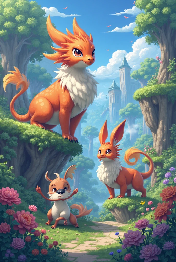 tree kangaroo, brown-red and tan fur, iridescent orange fairy wings, a cloud of glowing yellow dust around it, perching in a fantasy tree, masterpiece, best quality, ((In Fairypunk style))