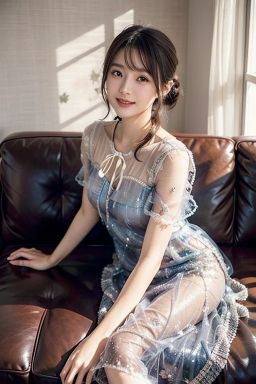 (((CUTE MALAY GIRL))), masterpiece, High quality, UHD 32K, Realistic face, Realistic skin human feeling , A Japanese Lady, 8 years old, ((layered hair with pony)), Very cute and baby-like face, (MATRIX WORLD), ((SADNESS)), (((WHITE))), (((CUTE GIRL))), ((WEARING SEXY GODDES DRESS)) SATIN FLORAL PATTERN, straddle in bed, perfect fullbody, Red Lips, earing,