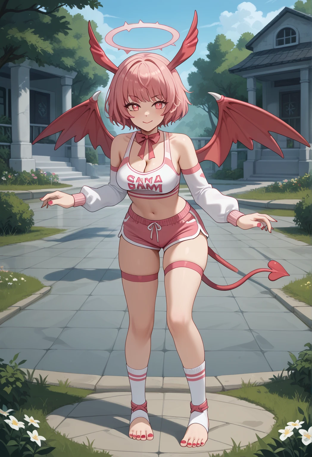 masterpiece, extremely high quality, realistic detailed fur, APOKI, solo, 1girl, futa (has a perfect cock), pink hair Pink Bunny ears, bangs, looking sexually at
