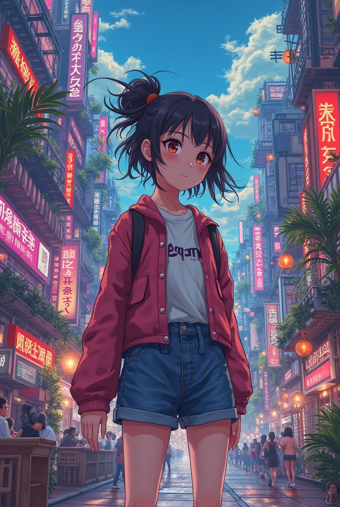 a girl in a back alley、(Super detailed)、(8k)、((hip hop fashion))、(graffiti wall)、(Full body Esbian)、(highly detailed face)、(detailed feet)、(detailed hands)、(cool face)、(sit on one's knees)、(put your arms on your knees)