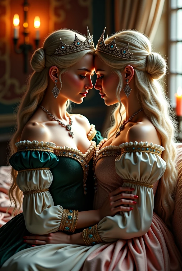 White Blonde hair, fluffy hair, stylish hair, long hair, lilac eyes, perfect eyes, beautiful, perfect face, tween, dainty , short, kind, curvy, a flowing pale airy gown with ruffles along the bottom with tiny pink flowers and gold dragon embroideries with flowers, Her tiara had a pretty teal gemstones, silver necklace, noble class, royal, royalty, red castle, feasting hall, medieval, elegant surroundings, soft dewy makeup look, light peach blush, soft tan eyeshadow, light coral lipstick, cutesy, girlish, girly, guileless, ingénue, princess , whimsical lighting, Targaryen, dragons in the sky, photorealistic
