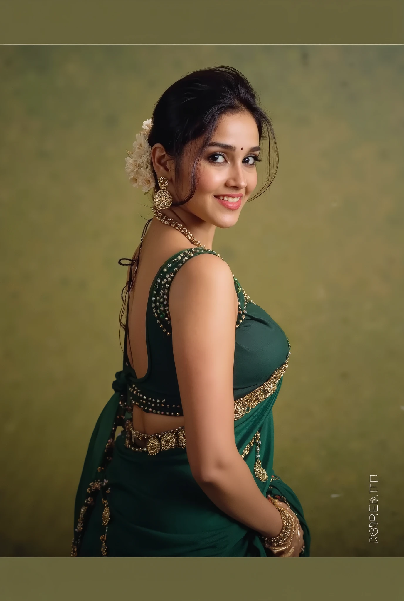 Sneha, a busty woman with long flowing hair, deep cleavage, , dark fantasy, hyper detailed, cinematic lighting, dramatic shadows, rich colors, moody atmosphere, award winning digital art, masterpiece, 8k, high resolution
