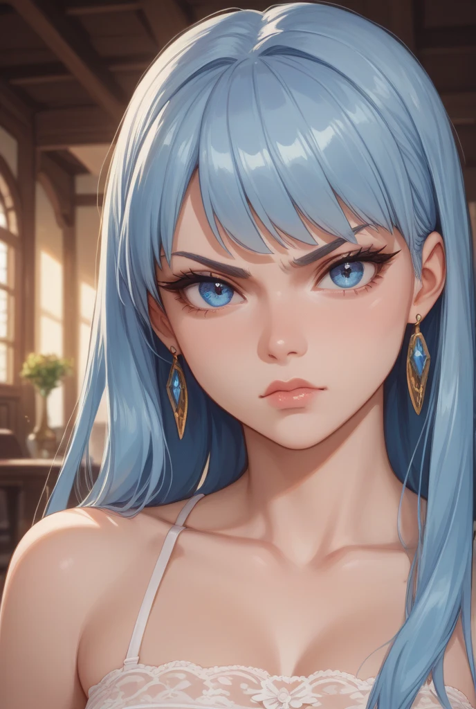(masterpiece, 最high quality:1.4), (pirate ship), (From the back:1), (One girl), (alone), (head to waist photo) (European youth:1), Blue Hair (Fashion Hair:1.3), Nami from One Piece, hyperRealistic, Skin with attention to detail, Digital SLR, Soft lighting, high quality, Highly detailed face, Highly detailed eyes, Highly detailed skin, Skin pores, Scattered beneath the surface, Apply blush all over the face, Highly detailed face, Highly detailed eyes, Beautiful Face, Fuller lips, Detailed Background, Depth of written boundary, Volumetric lighting, Sharp focus, Realistic proportions, Excellent anatomy, (Realistic, hyperRealistic:1.4), 16k hdr, Dawn