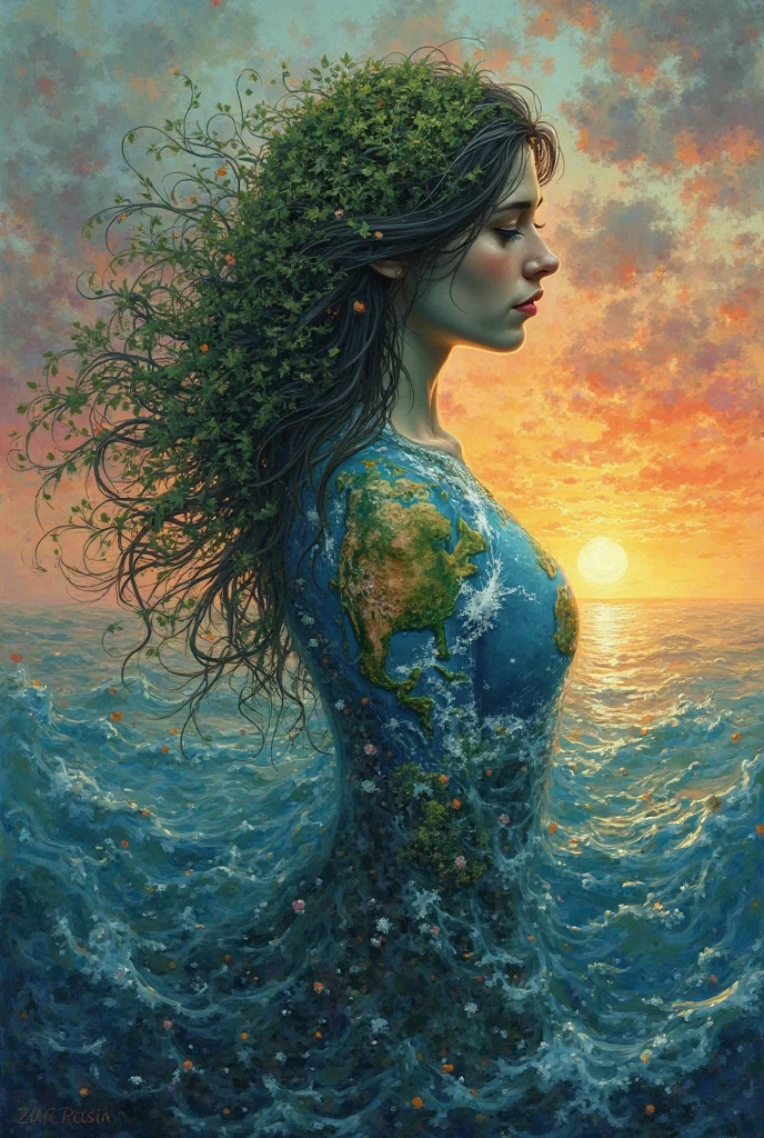 The earth as a human