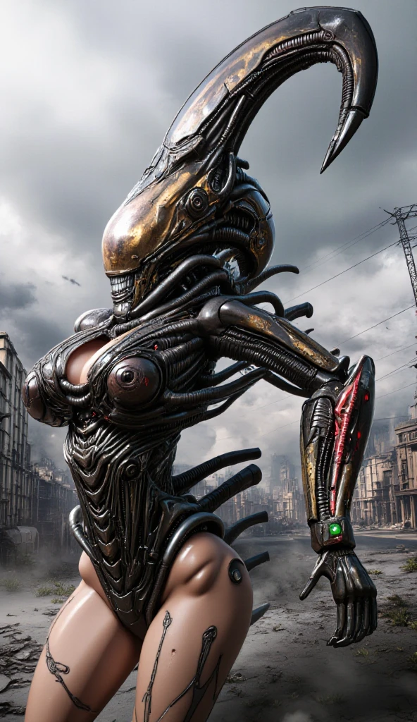 Most beautifull, curvy, alien queen, high detailed