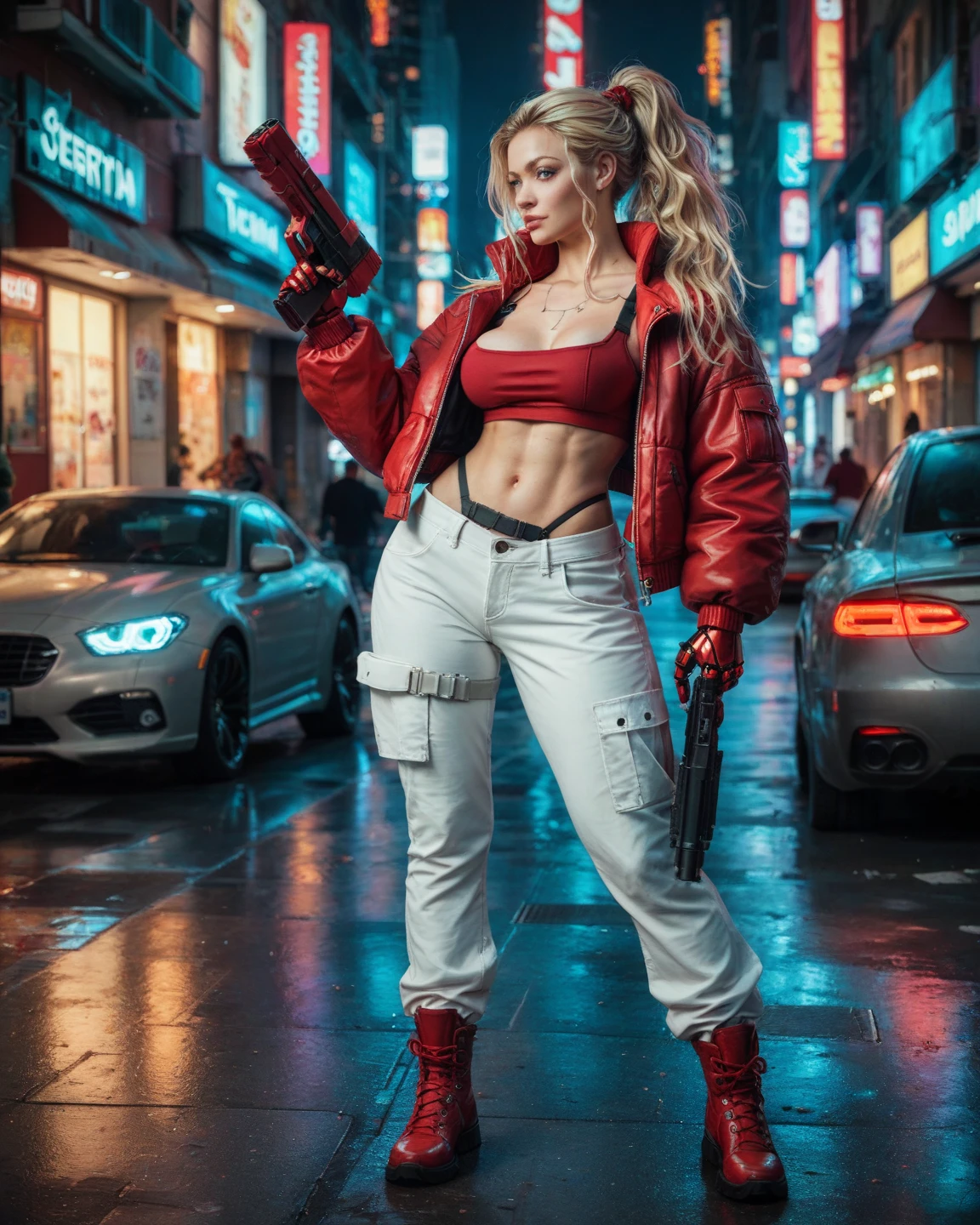 gta style,gta loading,bodybuilder sexy girl