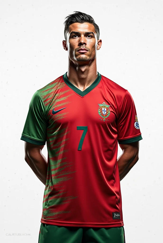 Create a vector for Portugal national team jersey